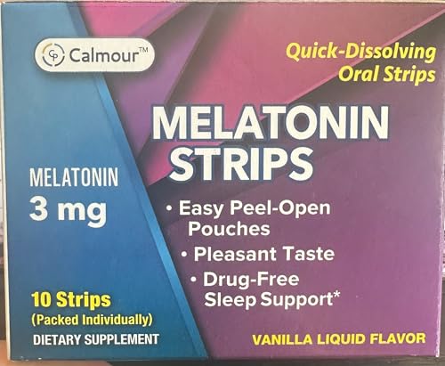 Quick-Dissolving 3mg Melatonin Strips for Better Sleep and Eye Health
| Fast-Acting Oral Sleep Strips for Adults | Rela